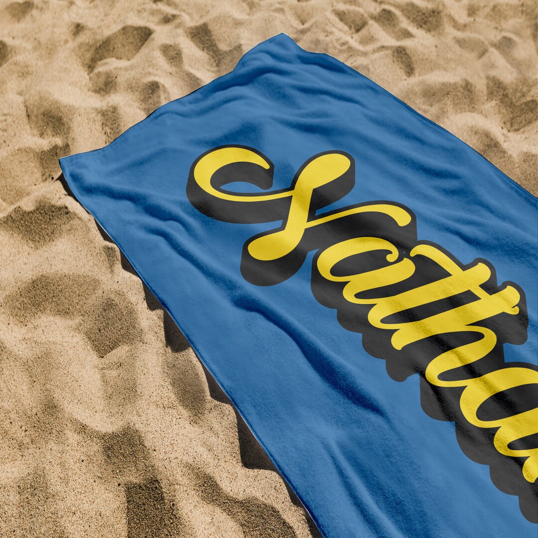 RETRO SUNBURST BEACH TOWEL main image 0