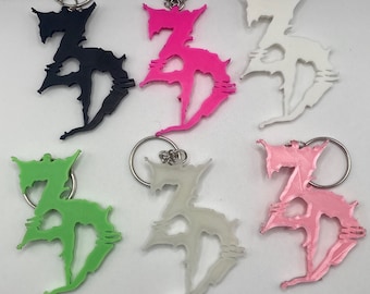 Zeds Dead style Keychain