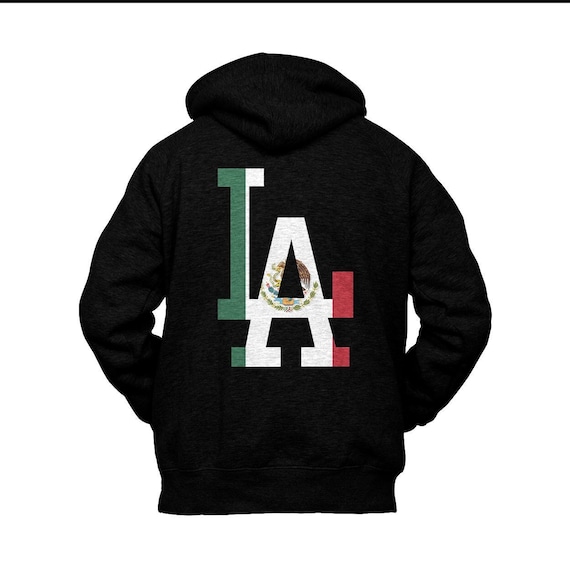 LA Mexico Hoodie in Black Dodgers Clothing Unisex Sports Wear Athletic Wear  Gym Lesiure Baseball Pullover, LA Dodgers Baseball, Los Angeles
