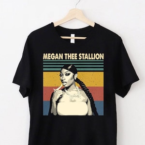 Megan Thee Stallion Vintage T-Shirt, Megan Thee Stallion Shirt, Music Shirts, Gift Shirt For Friends And Family