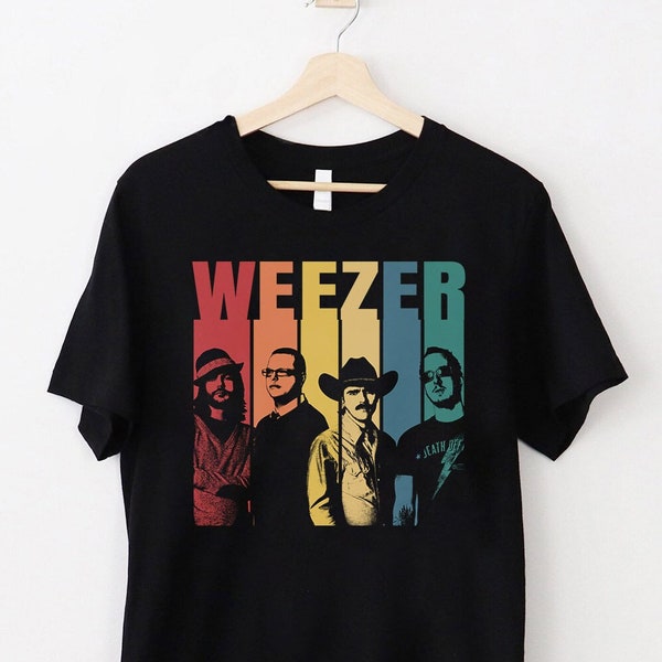 Weezer Vintage T-Shirt, Weezer Shirt, Concert Shirts, Gift Shirt For Friends And Family