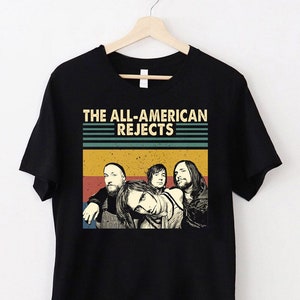 Camiseta vintage de la banda All American Rejects, camiseta de American Rejects, camiseta de regalo para amigos y familiares