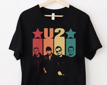 ヴィンテージ U2 クルー T シャツ: 2001 エレベーション ツアー、XL