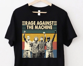 Rage Against The Machine Vintage T-Shirt, Rage Against The Machine Shirt, Music Shirts, Gift Shirt For Friends And Family