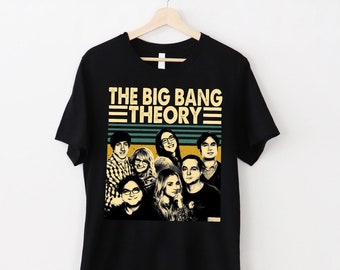 La camiseta vintage de The Big Bang Theory, la camiseta de The Big Bang Theory, camiseta de regalo para amigos y familiares
