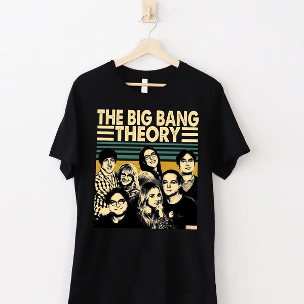 The Big Bang Theory Vintage T-Shirt, The Big Bang Theory Shirt, Gift Shirt For Friends And Family
