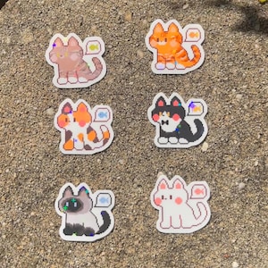 Pixel Cat Stickers