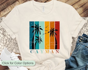 Vintage Style Cayman Shirt, Cayman Spring Break Shirt, Cayman Trip Tee, Cayman Cruise