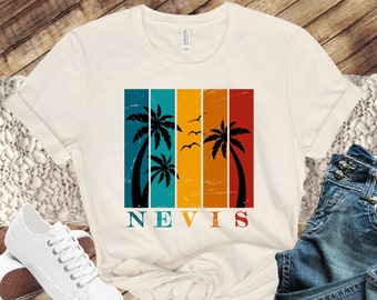 Vintage Style Nevis Shirt, Nevis Trip Tee, Nevis Cruise, Nevis Spring Break
