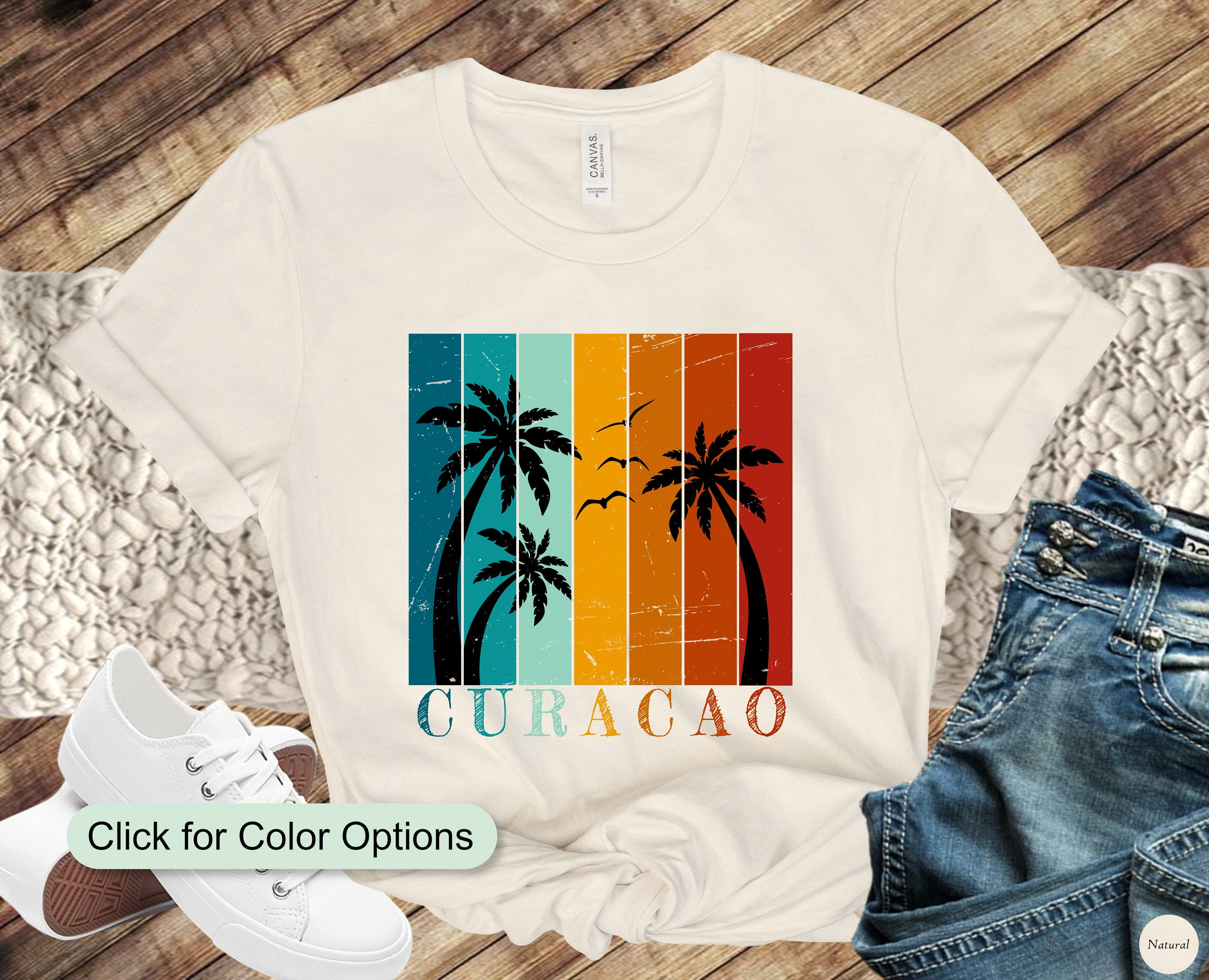 Ass sammenholdt bandage Vintage Style Curacao Shirt Spring Break Shirt Curacao Trip - Etsy