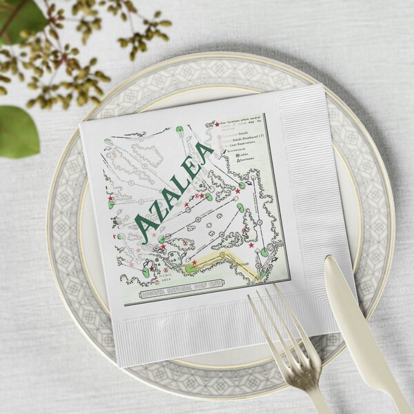 Golf Themed Napkins Etsy
