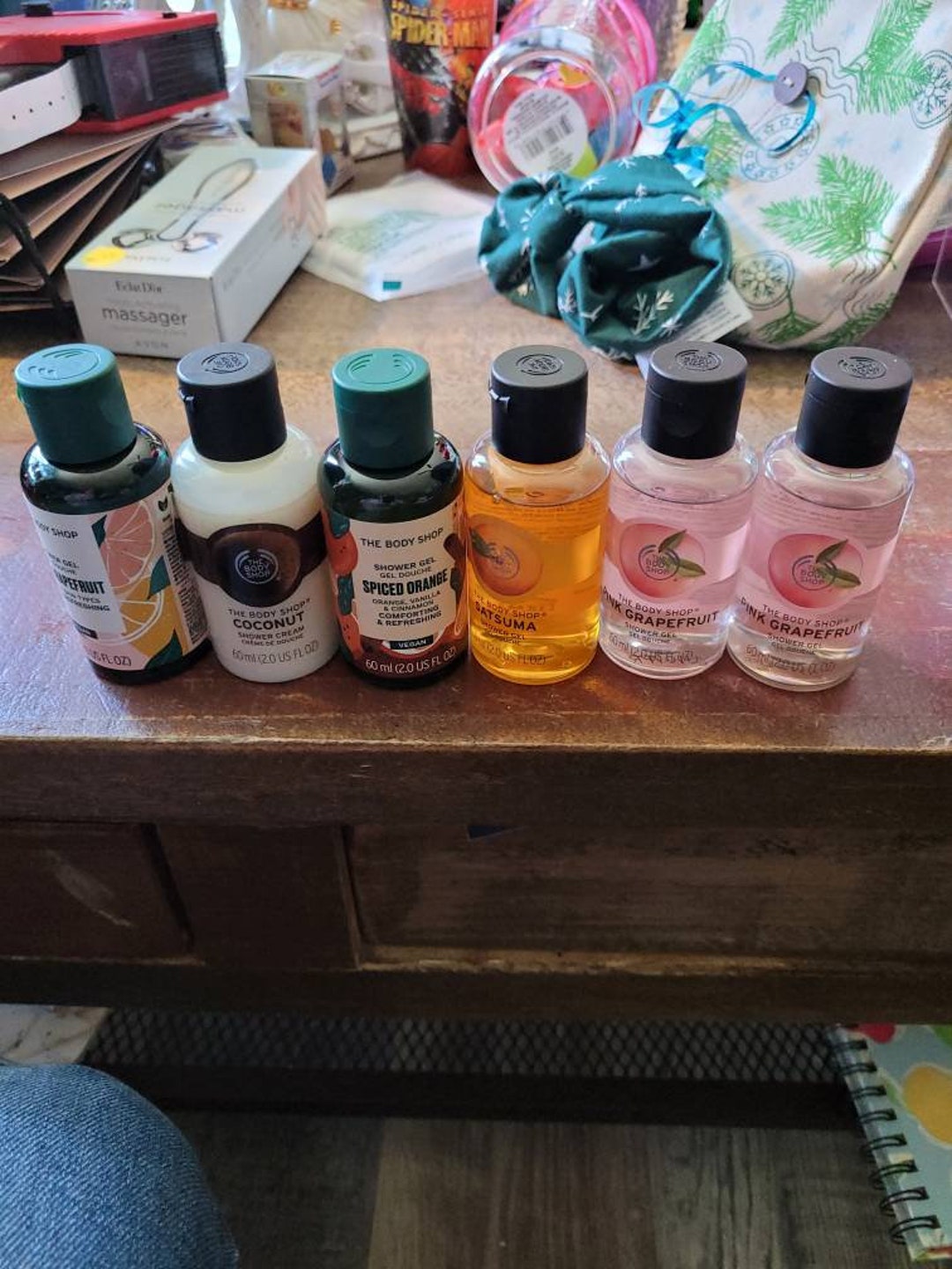 Vegan Set 6 Mini Shower Gels Etsy