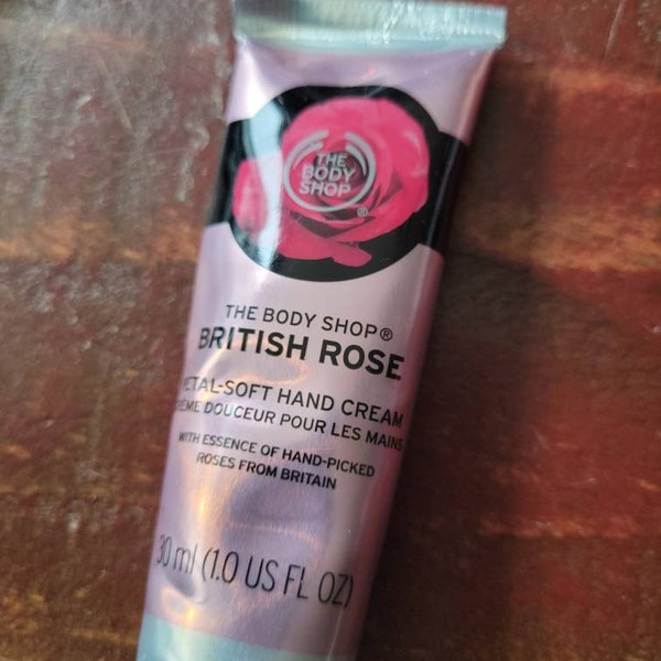 Vegan British rose hand cream