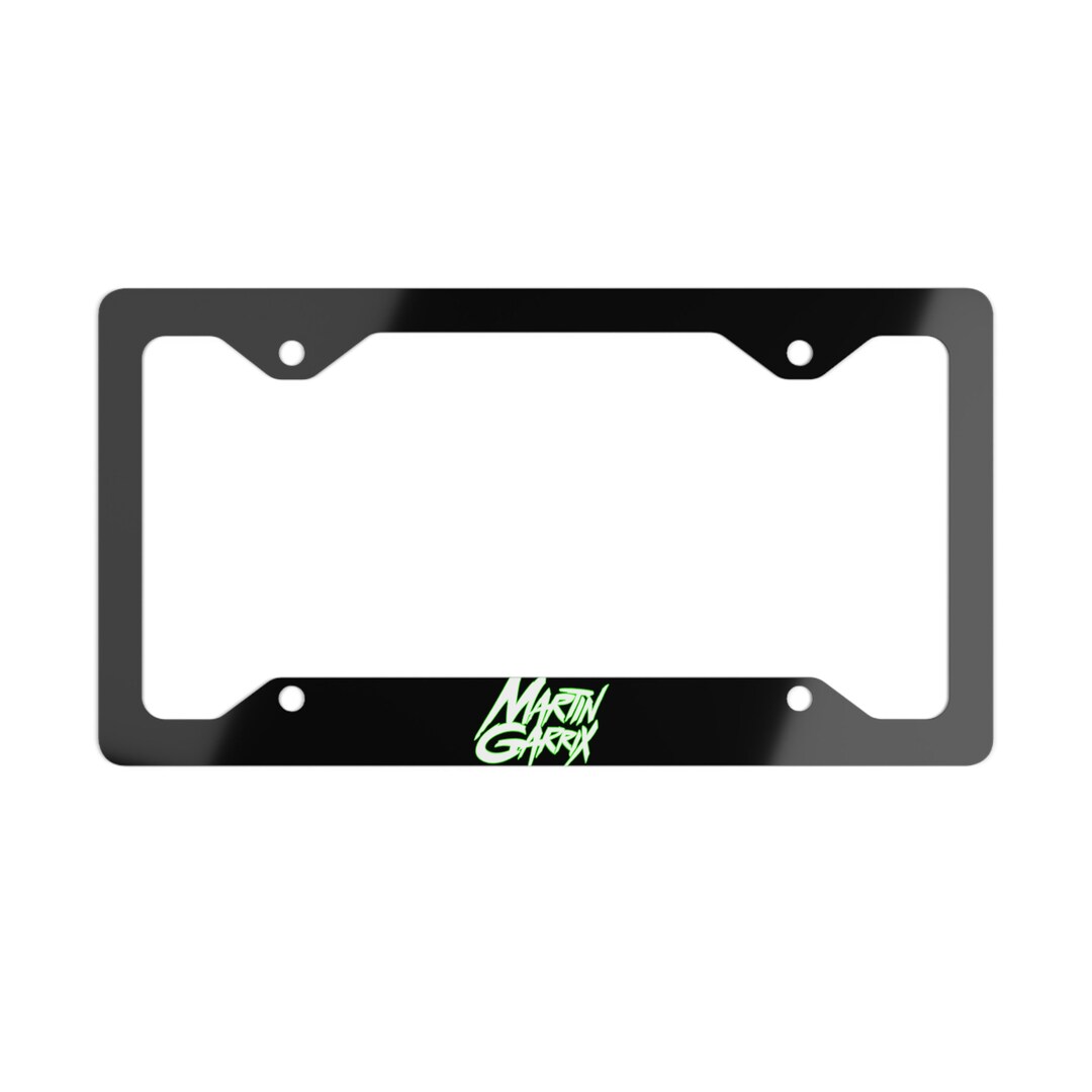 Martin Garrix Neon License Plate Frame Etsy