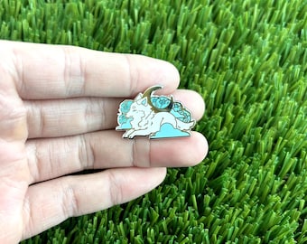 Mystical Wolf Enamel Pin - Cosmic Moon Cute Pin Badge / Hat Pin / Collar Pin / Funny Enamel Pin Set / Gift for Her Him