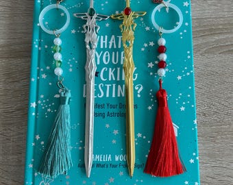 Long Sword Bookmark | Knight Medieval Vintage Antique Metal Bookmarks | Book Lover Gift | Metal Jewel Hair Pin | Gift for him, Gift for her