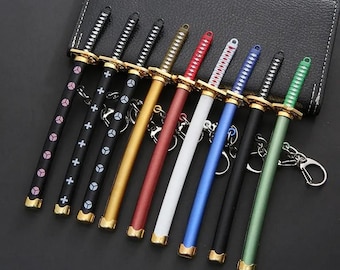 Letter Opener - Cute Little Mini Samurai Sword Anime Keychain - Stocking Stuffer, Gift, Gifts for him, Gifts for her