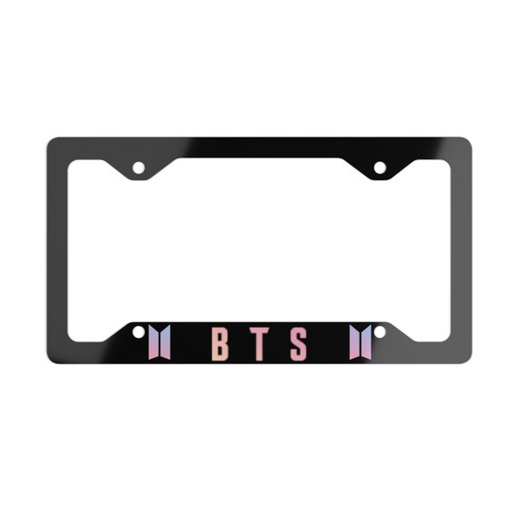 BTS Army Pink License Plate Frame - Etsy