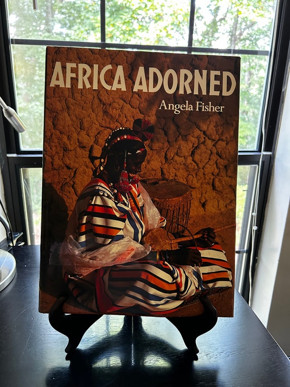 Vintage Africa Adorned by Angela Fisher / 1992 Reprint of 1984