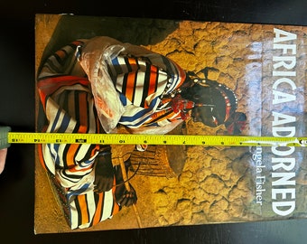 Vintage Africa Adorned by Angela Fisher / 1992 Reprint of 1984