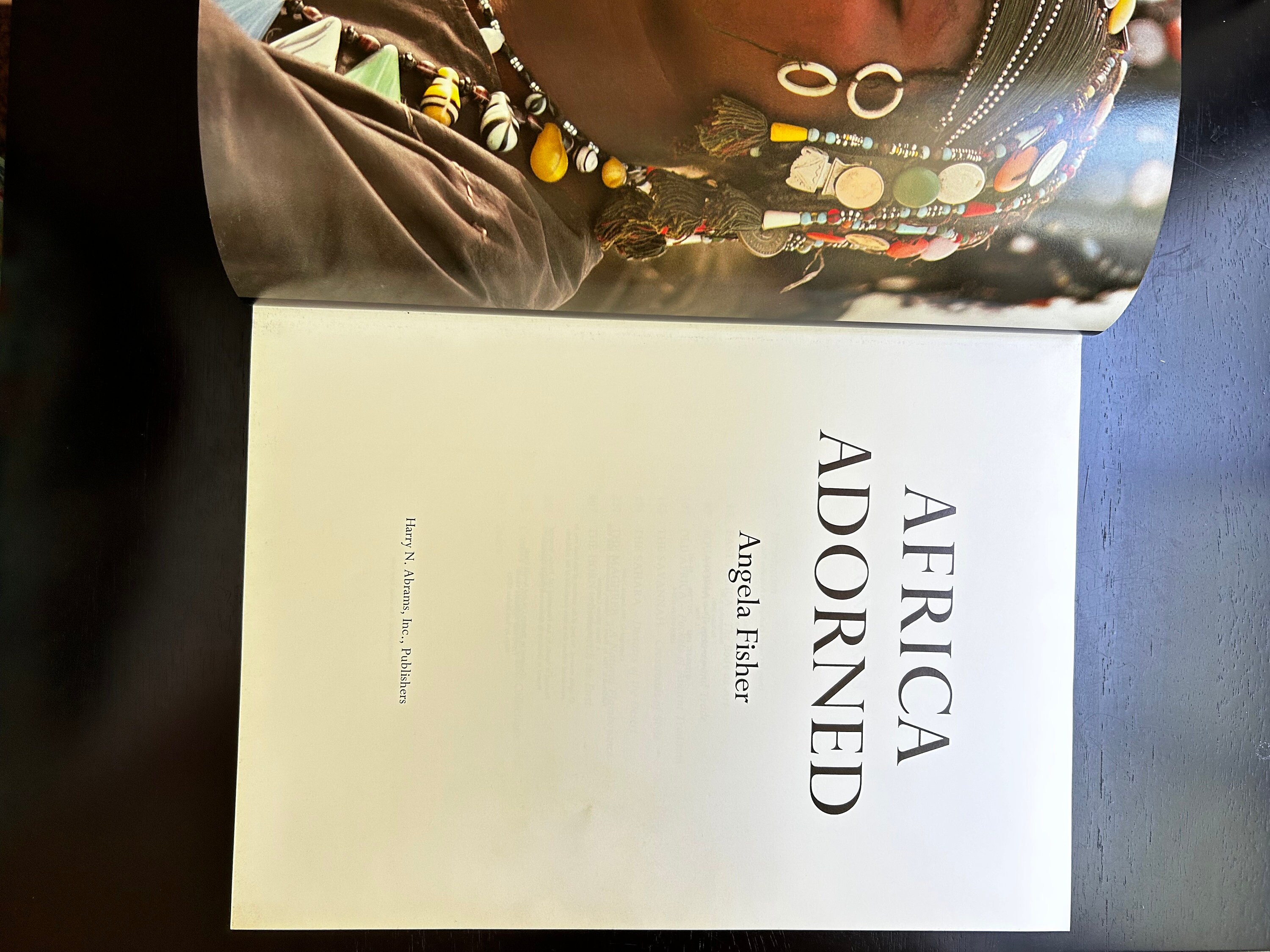 Vintage Africa Adorned by Angela Fisher / 1992 Reprint of 1984
