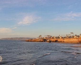 Sunset Beach California Coast Digital Print Home Decor Wall Art Digital Downloads Prints Beach Photography Downloadable Print Beach Scene
