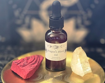 Dragon's Blood Oil-Dragon's Blood Resin Anointing Oil-Witchcraft Supplies