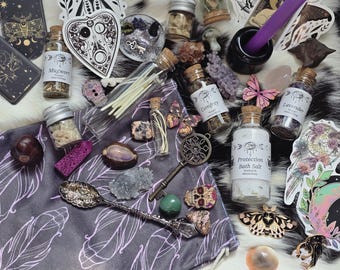 Witchy Grab Bag-Witches Brew-Witchy Curiosities, Crystals, Herbs, Charms, Stickers, Incense + More-Witch Confetti-Witch Scoop