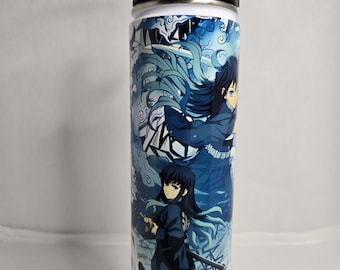 Muichiro Tokito 22oz Water Bottle Tumbler – Hydration So Mist-ical!