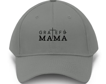 Gorra de béisbol para mamá, gorra de sarga bordada "Mamá agradecida", gorra de béisbol para mamá, gorra para mamá, regalo para el Día de la Madre, regalo para mamá, gorra para mamá, gorra personalizada