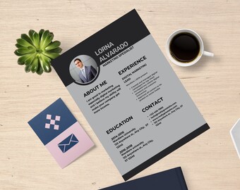 Professionelle Lebenslaufvorlage für Top-Führungskräfte (MS Word, A4 & US Letter)