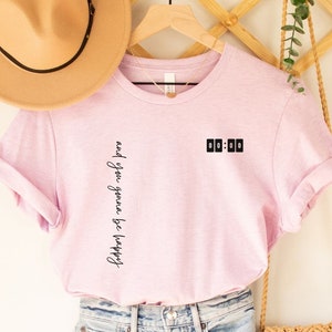 00:00 Zero o'Clock BTS Shirt, 00.00 Shirt,  And You Gonna Be Happy Shirt,  Bangtan Song T-Shirt, Minimalistic Aesthetic, Jhope Shirt