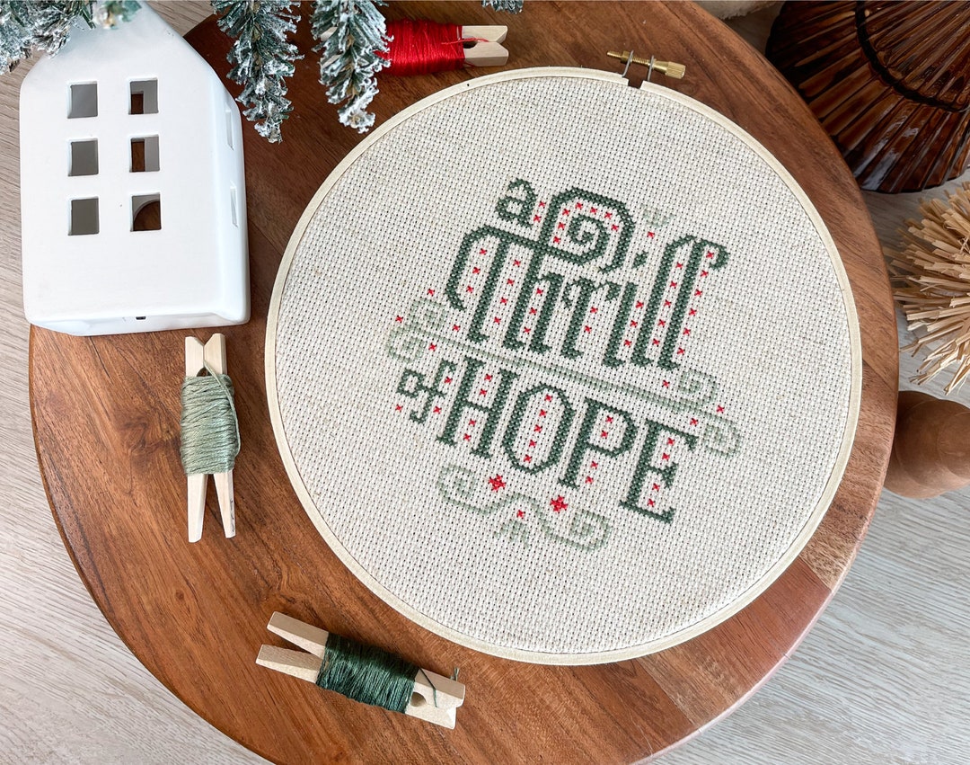 Thrill of Hope: Christmas Cross Stitch Pattern - Digital Download - Etsy