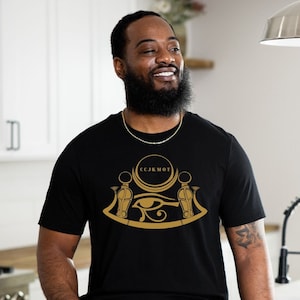 CCJKMOT Egyptian Eye Jersey Short Sleeve Tee