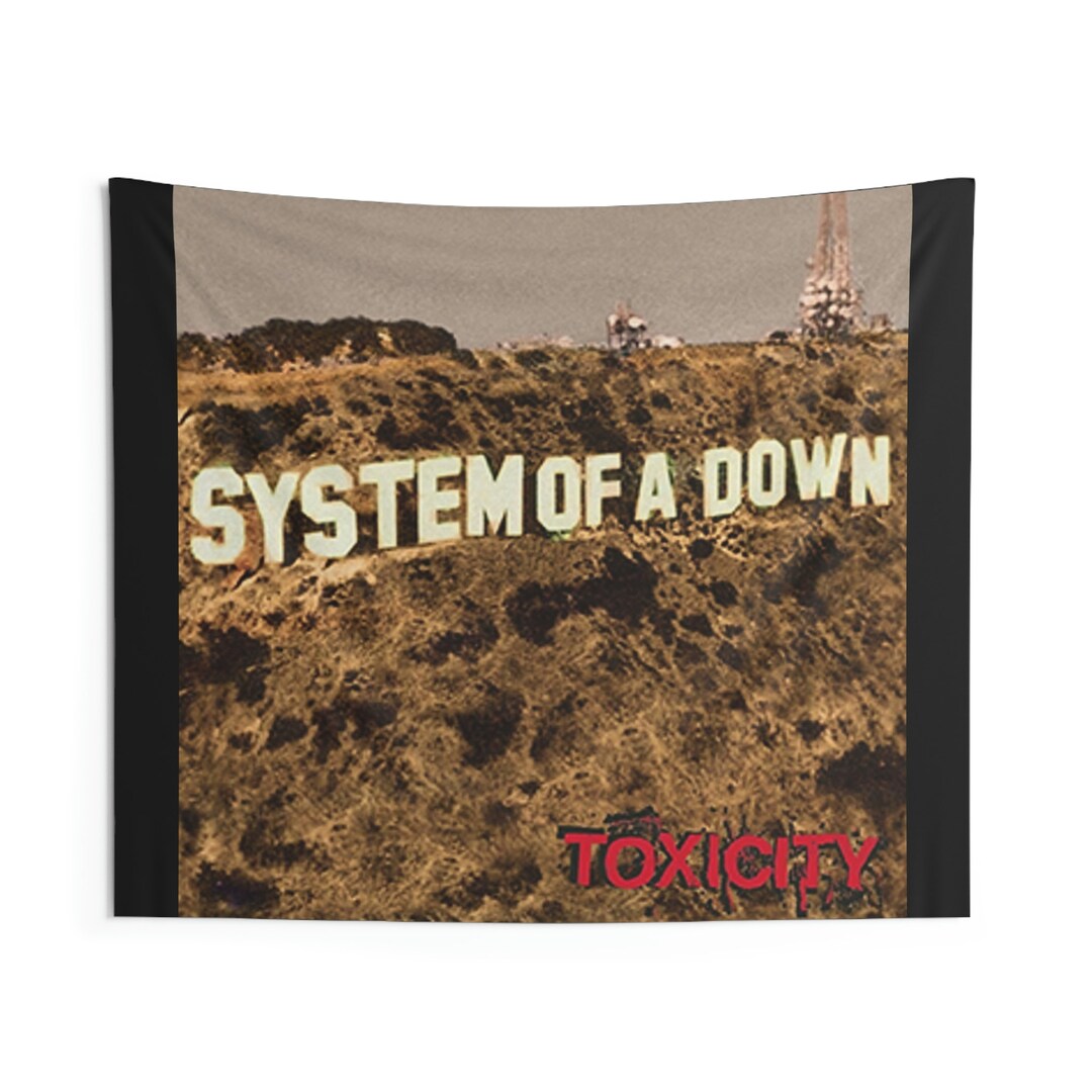 Toxicity SYSTEM OF A DOWN Tapestry Etsy