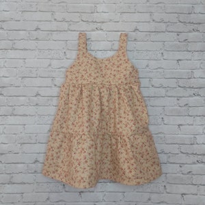 Little Girls Floral Boho Dress