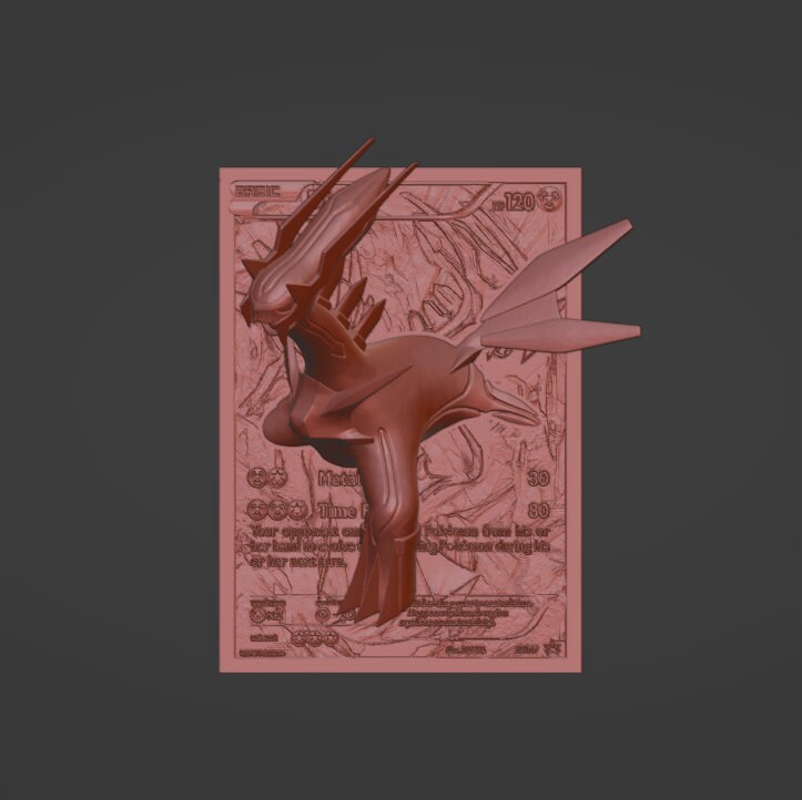 ポケモン　シール列伝　3Dカード　ディアルガ　金枠 ディアルガ クロノガーディアン VMAX ポケモンカード - Etsy 日本