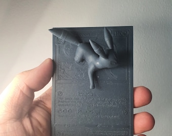 Umbreon - Carte 3D/4D - Fichier d'impression 3D personnalisé - Pokémon