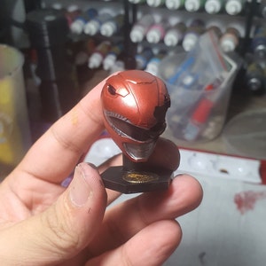 Crâne de Red zyuranger/Red Ranger Casque Fichier d&#39;impression 3D personnalisé