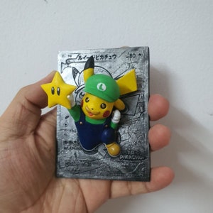 LuigiPikachu - Cartão 3D / 4D - Arquivo de impressão 3D personalizado - Pokémon