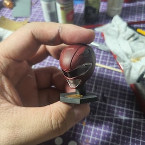 Art Toy Helmet Red Zyuranger/Red Ranger Helmet Custom 3D Printing File