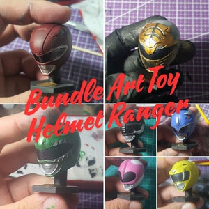 Bundle Art Toy Helmet Ranger Helmet Custom 3D Printing File