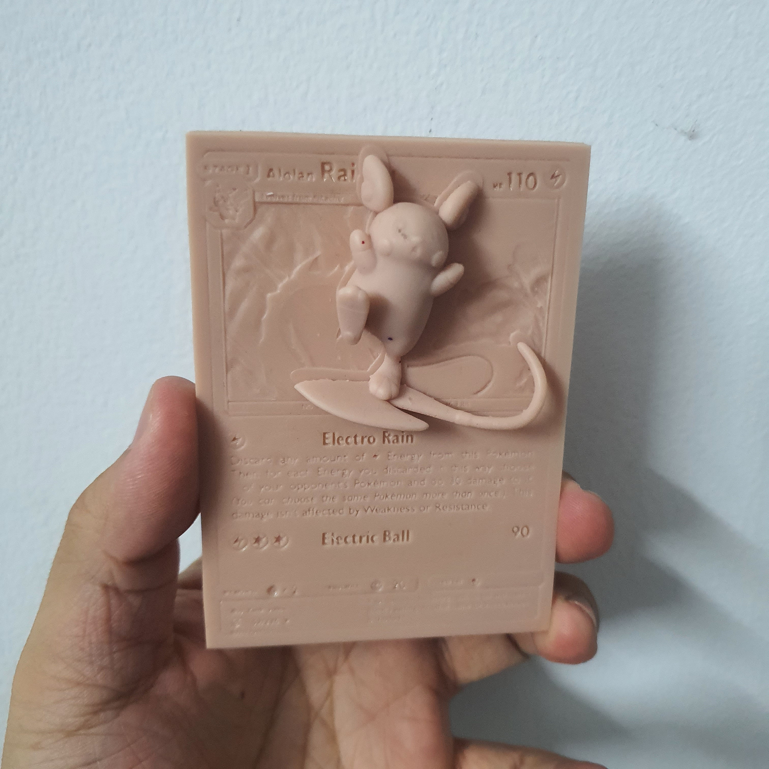 Raichu Alolan - 3D / 4D Card - Custom 3D Printing File - Pokemon