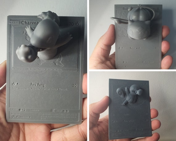 Bundle Gen 1 Starters Pack 01 - 3D / 4D Card - Custom 3D Printing File - Pokemon - Etsy Bundle Gen 1 Starters Pack 01 - 3D / 4D Card - Custom 3D Printing File - Pokemon - Etsy