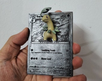 Bayleef - 3D / 4D Card - Custom 3D Printing File - Pokemon