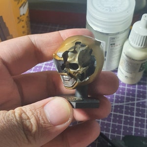 Skull Of Yellow zyuranger/Yellow Ranger Helmet Custom 3D Printing File