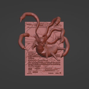 Giratina - 3D / 4D-kaart - Aangepast 3D-afdrukbestand - Pokemon