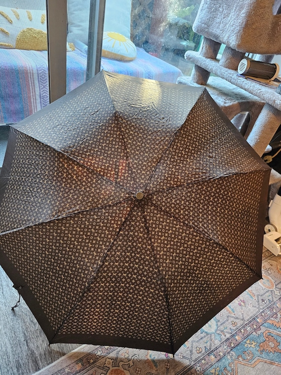 LOUIS VUITTON Monogram Parasol Umbrella Parapluie 18061