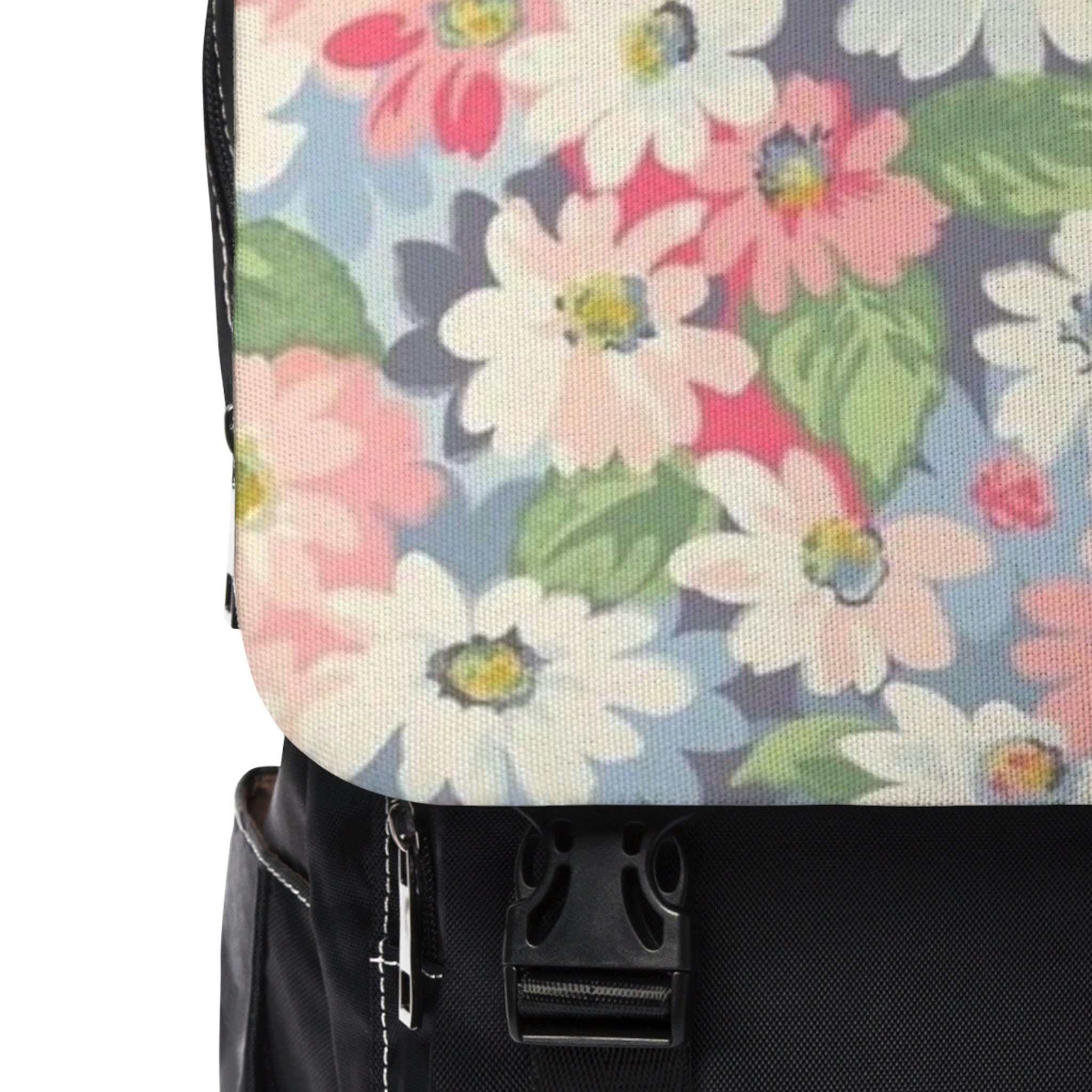 Unisex Casual Shoulder Backpack -  Daisies