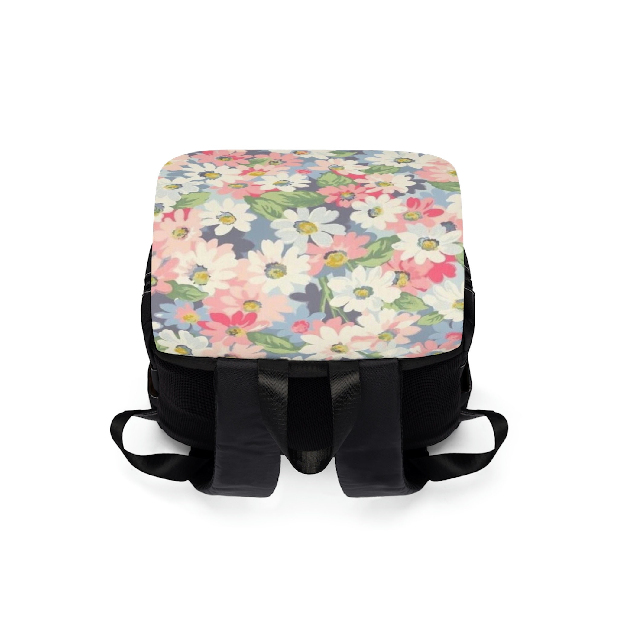 Unisex Casual Shoulder Backpack -  Daisies